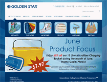 Tablet Screenshot of goldenstar.com